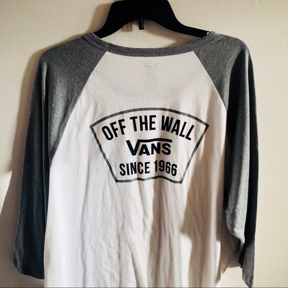 NWT Vans Off the wall gray white graphic tee XXL - Picture 3 of 7